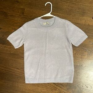Periwinkle Short Sleeve Knit